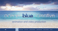 Desktop Screenshot of oceanbluecreative.net